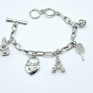 Silver Charm Bracelet