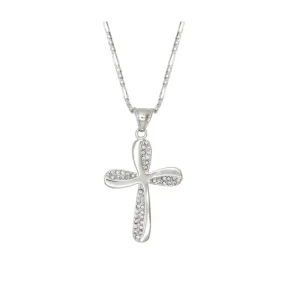 Silver Cross Pendant with Chain