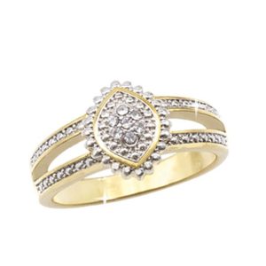 Gold Plated Ladies Dress Ring