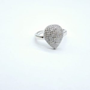 Silver Plated Ladies Dress Ring