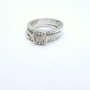 Silver Plated Ladies Trip set
