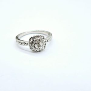 Silver Plated Ladies Dress Ring