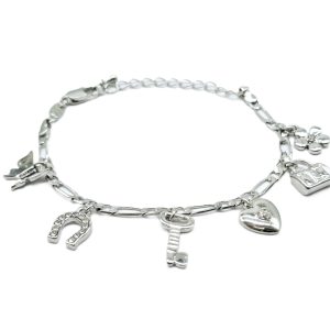 Silver Charm Bracelet